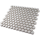 JAPM202 Reactive Glazed Polished Porcelain Tiny Hexagon Mosaic Tile