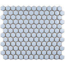 JAPM203 Reactive Glazed Polished Porcelain Tiny Hexagon Mosaic Tile