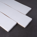 KEZMA  3"x12" Ceramic Subway Wall Tile - Blanco White Matte