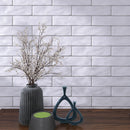 KEZMA  3"x12" Ceramic Subway Wall Tile - Blanco White Matte