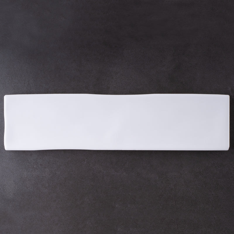 KEZMA  3"x12" Ceramic Subway Wall Tile - Blanco White