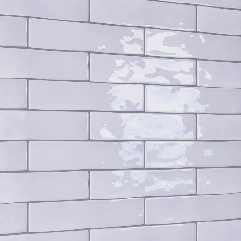 KEZMA  3"x12" Ceramic Subway Wall Tile - Blanco White