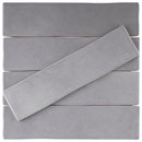 KEZMA  3"x12" Ceramic Subway Wall Tile - Gris Gray