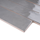 KEZMA  3"x12" Ceramic Subway Wall Tile - Gris Gray