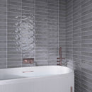 KEZMA  3"x12" Ceramic Subway Wall Tile - Gris Gray