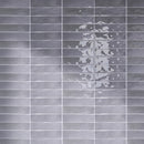 KEZMA  3"x12" Ceramic Subway Wall Tile - Gris Gray