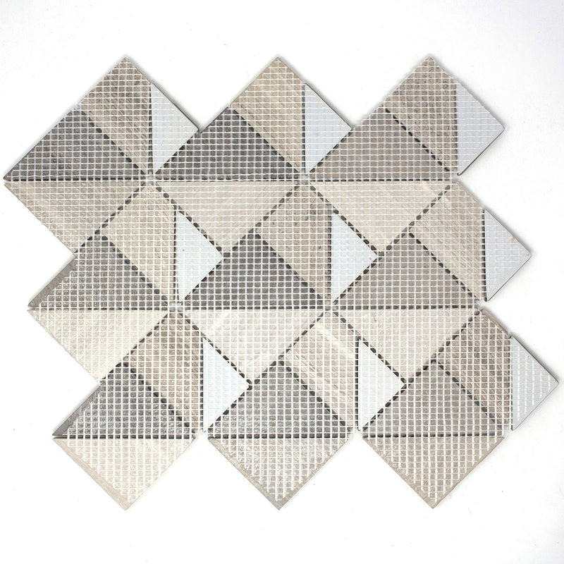 MOP-02  Mountaintop Series - Matteerhorn Wooden Beige Stone Mosaic Tile