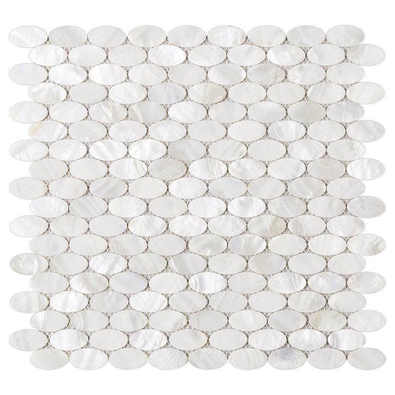 MPS-03  Mother Of Pearl Series - Ellipsy Mosaic Tile