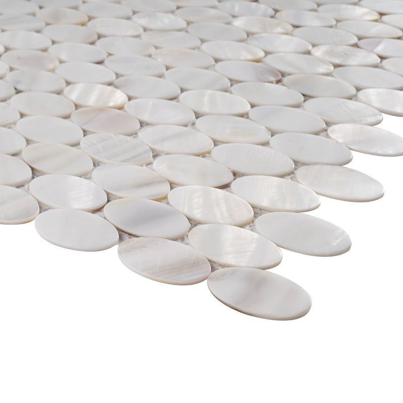 MPS-03  Mother Of Pearl Series - Ellipsy Mosaic Tile