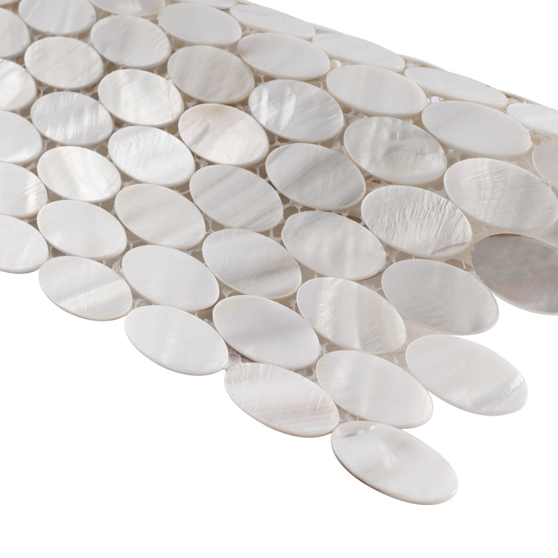 MPS-03  Mother Of Pearl Series - Ellipsy Mosaic Tile