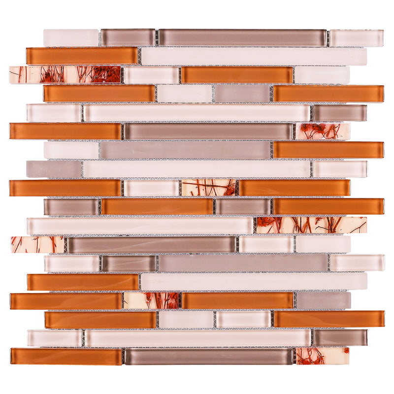 NLQ-03  Natural Series - Orange Tree Mosaic Tile