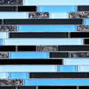 NLQ-06  Natural Series - Midnight Walk Mosaic Tile
