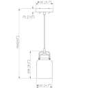 PL0001  1-Light Dimmable LED Pendant Light