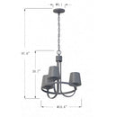 PL0004  3-Light Dimmable LED Pendant Light