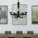 PL0004  5-Light Dimmable LED Pendant Light