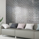 RBM-03  3X6 Grey Glass Subway Tile With Bevel Mosaic Tile