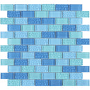 RCE-01  Blue Mix Mosaic Tile