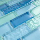 RCE-01  Blue Mix Mosaic Tile