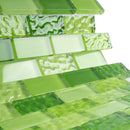 RCE-02  Green Mix Mosaic Tile