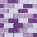 RCE-03  Rainbow Crystile Series - Purple Lover Mosaic Tile