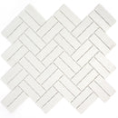 REGL-08  Recycle Glass Grey Herringbone Mosaic Tile