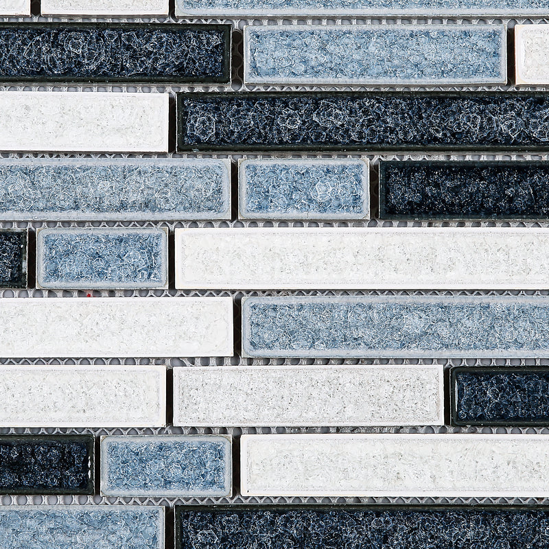 RPC-01  Roman Art Series - Blue Mario Mosaic Tile