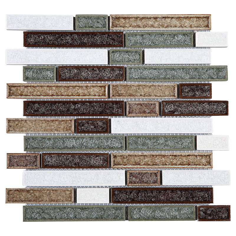 RPC-03  Roman Art Series - Randon Brick Mosaic Tile