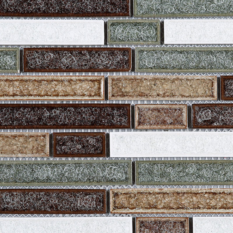 RPC-03  Roman Art Series - Randon Brick Mosaic Tile
