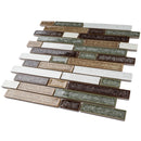 RPC-03  Roman Art Series - Randon Brick Mosaic Tile