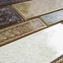 RPC-07  Roman Art Series - Brown Pocker Mosaic Tile