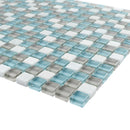 SDF-01  Small Dots - Mini Green Mosaic Tile