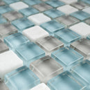 SDF-01  Small Dots - Mini Green Mosaic Tile