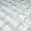 SDF-05  Small Dots - Mini White Mosaic Tile