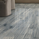 SPAZIO  Sky Wood Look Polished Porcelain Tile 8"X48"  Wall & Floor