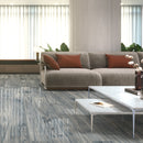 SPAZIO  Sky Wood Look Polished Porcelain Tile 8"X48"  Wall & Floor