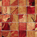 SL-03  Season Series - Summer  - Red Wallpaper Glass Mosaic Tile