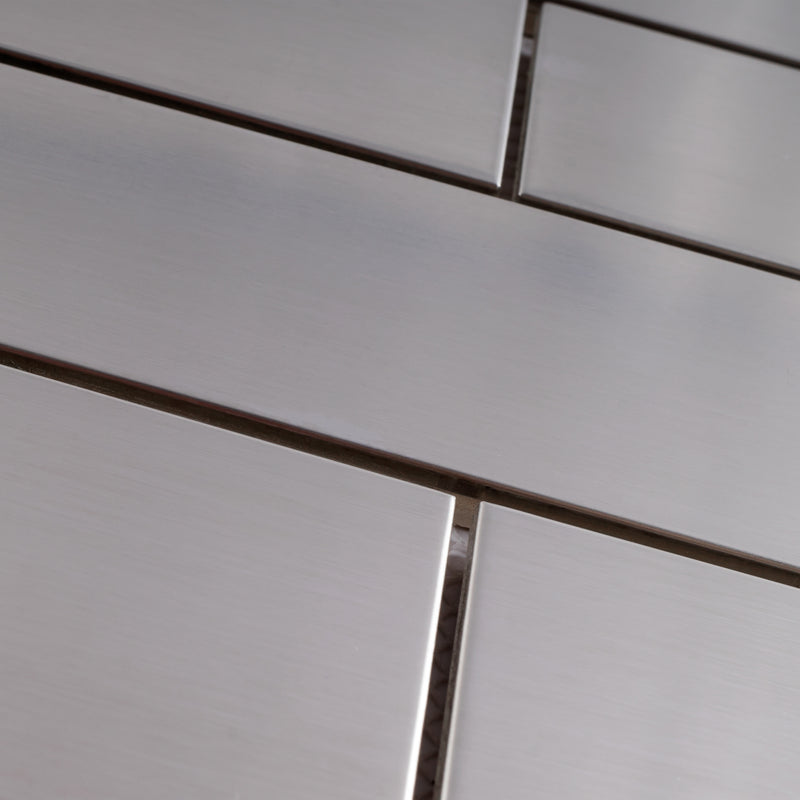SSL-02  Stainless Steel Series - Flatbed Mosaic Tile