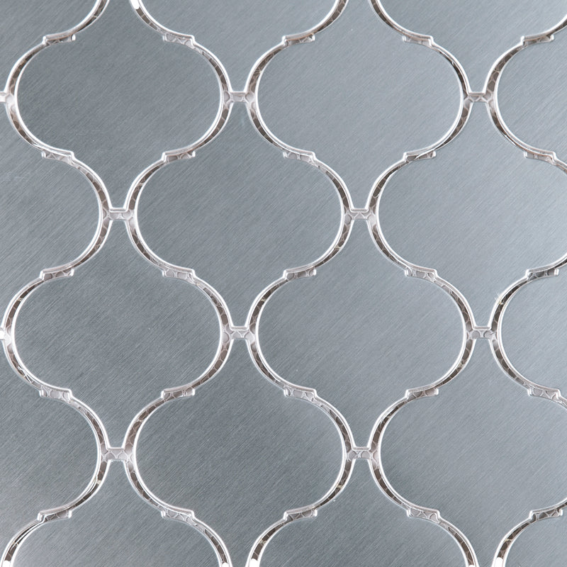 SSL-04  Stainless Steel Series - Silver Glim Mosaic Tile