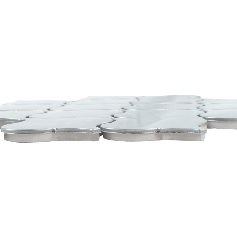 SSL-04  Stainless Steel Series - Silver Glim Mosaic Tile