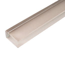 CLIN-02  Beige Glass Pencil Liner Wall Trim Tile 1"X12" / 1/2"X12"