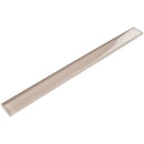 CLIN-02  Beige Glass Pencil Liner Wall Trim Tile 1"X12" / 1/2"X12"