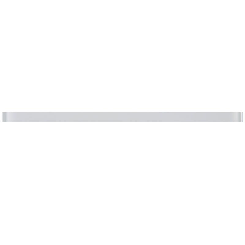CLIN-03  White Glass Pencil Liner Wall Trim Tile 1"X12"/ 1/2"X12"