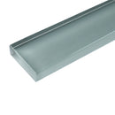 CLIN-05  Light Grey Glass Pencil Liner Wall Trim Molding 1"X12"/ 1/2"X12"