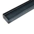 CLIN-06  Dark Grey Glass Pencil Liner Wall Trim Molding 1"X12" / 1/2"X12"