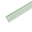 CLIN-09  Soft White Glass Pencil Liner Wall Trim Molding 1"X12"/ 1/2"X12"