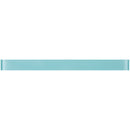 CLIN-10  Ocean Blue Glass Pencil Liner Wall Trim Molding 1"X12/ 1/2"X12"