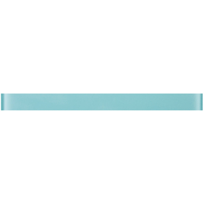 CLIN-10  Ocean Blue Glass Pencil Liner Wall Trim Molding 1"X12/ 1/2"X12"