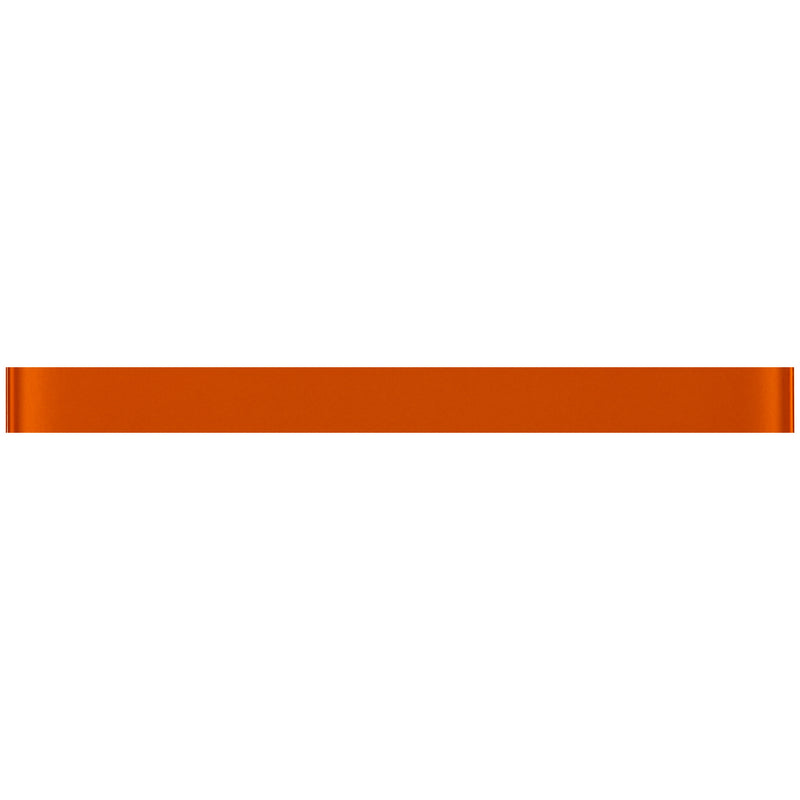 CLIN-11  Orange Glass Pencil Liner Wall Trim Molding 1"X12/ 1/2"X12"