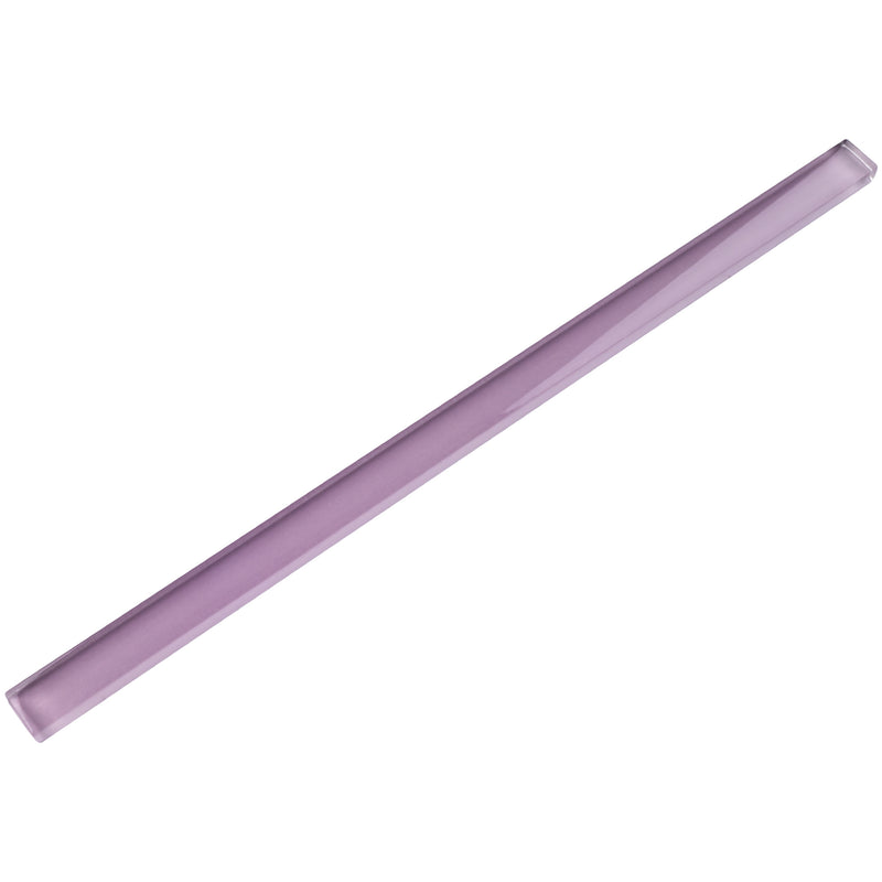 CLIN-13  Purple Glass Pencil Liner Wall Trim Molding 1"X12" / 1/2"X12"