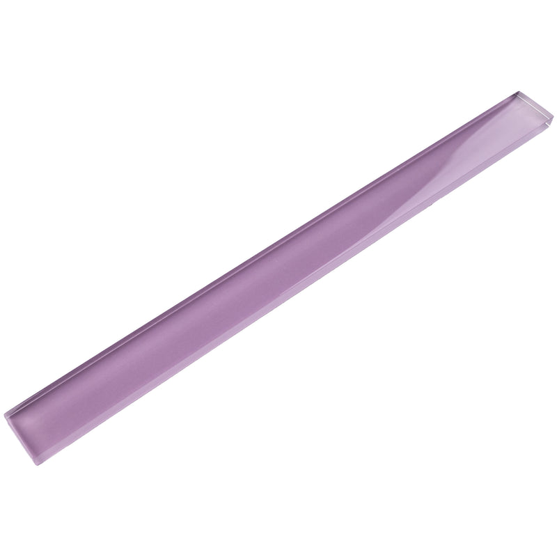 CLIN-13  Purple Glass Pencil Liner Wall Trim Molding 1"X12" / 1/2"X12"